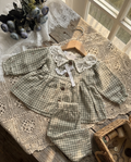 Moss & Check Co-ord Set