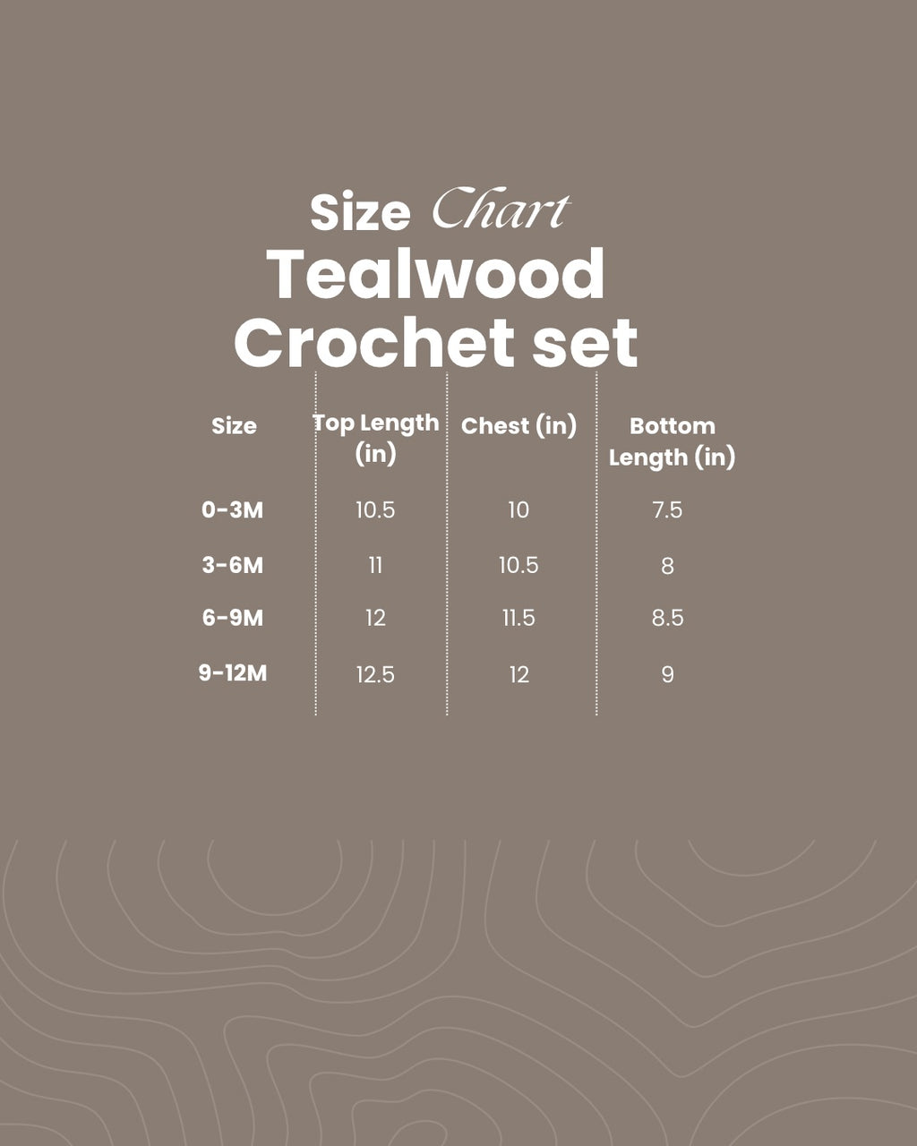 Tealwood Crochet Lace set