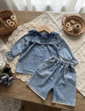Daisy Drift Denim set
