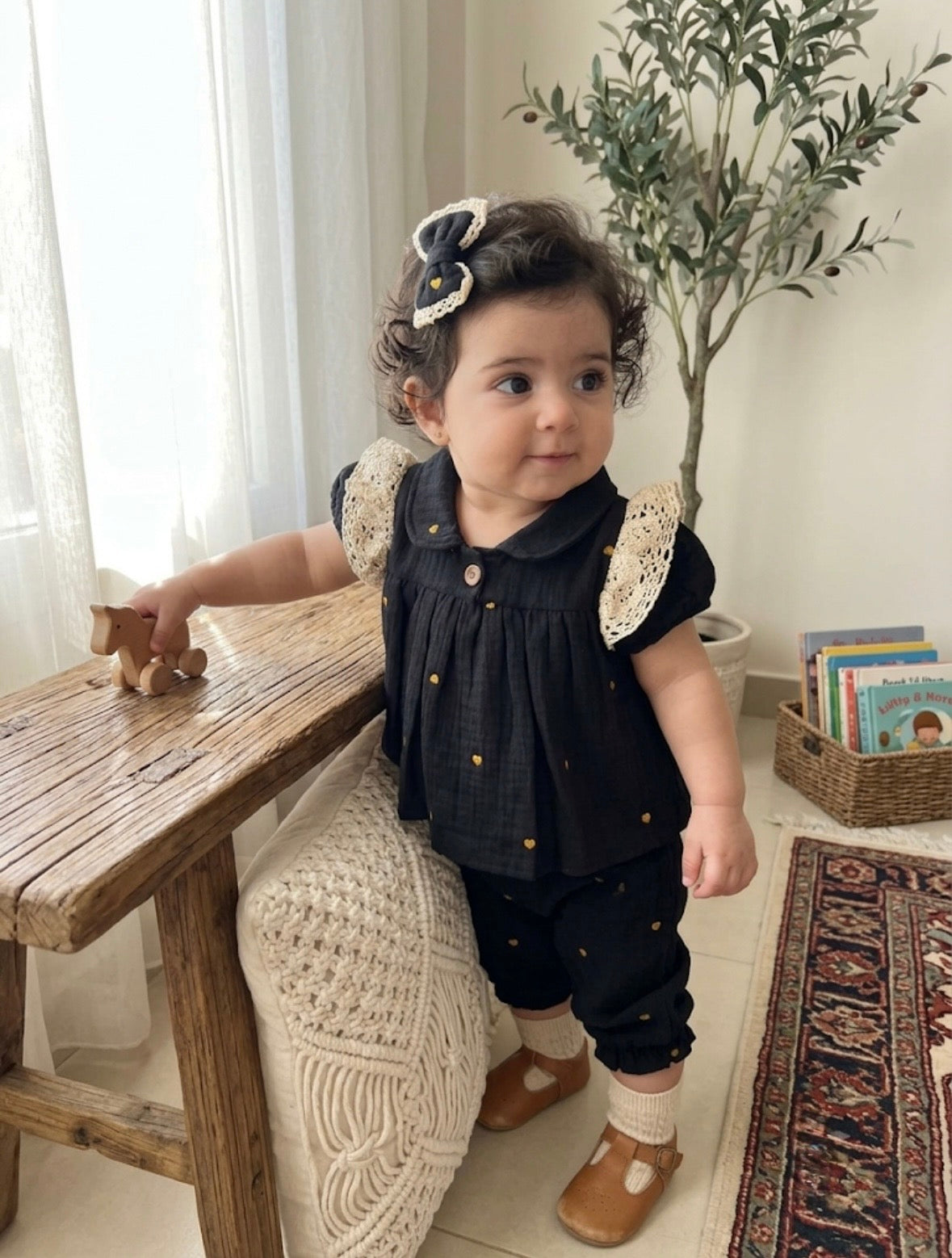 Ebony Hearts Co-ord Set