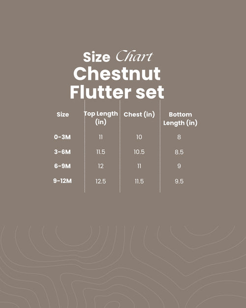 Chestnut Flutter set