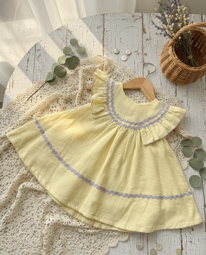 Butter Frill frock