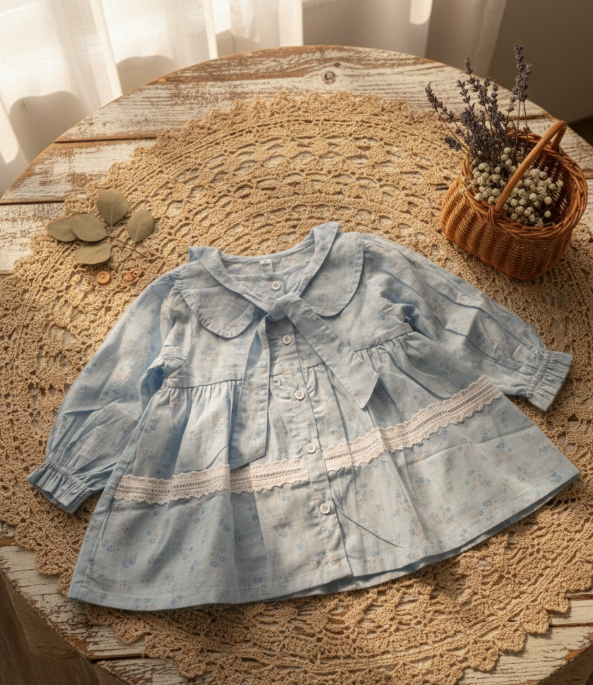 Sky Bloom Top