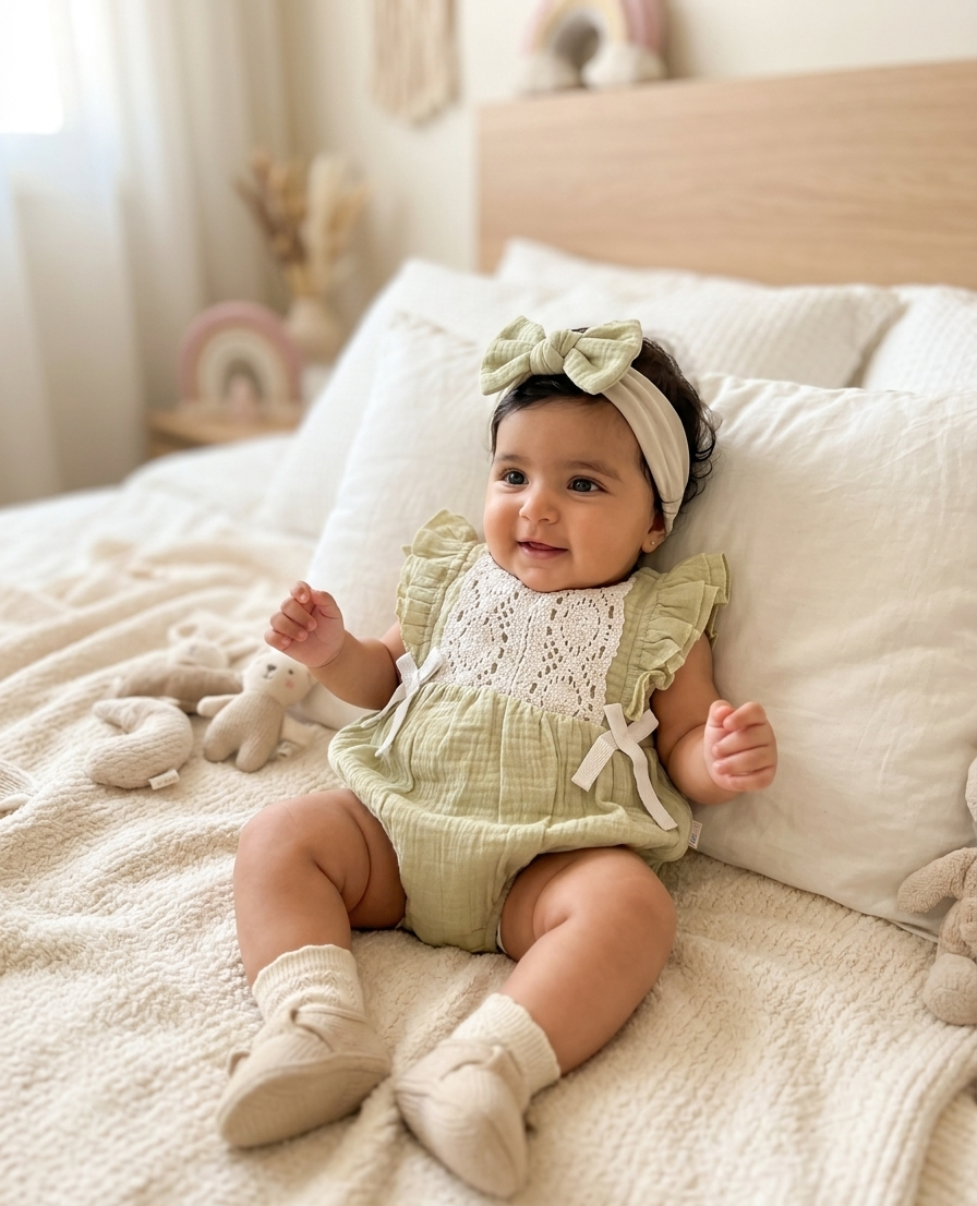 Sage Flutter romper