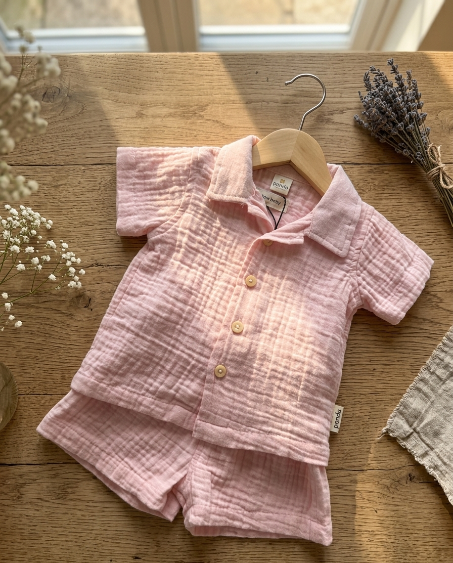 Blush Muslin co-ord