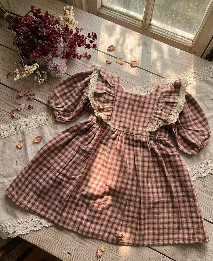 Autumn Check frock