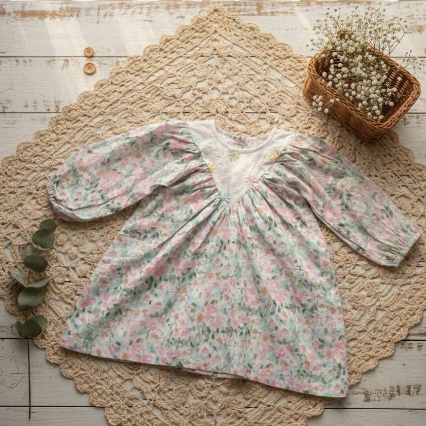 Pastel Flora frock