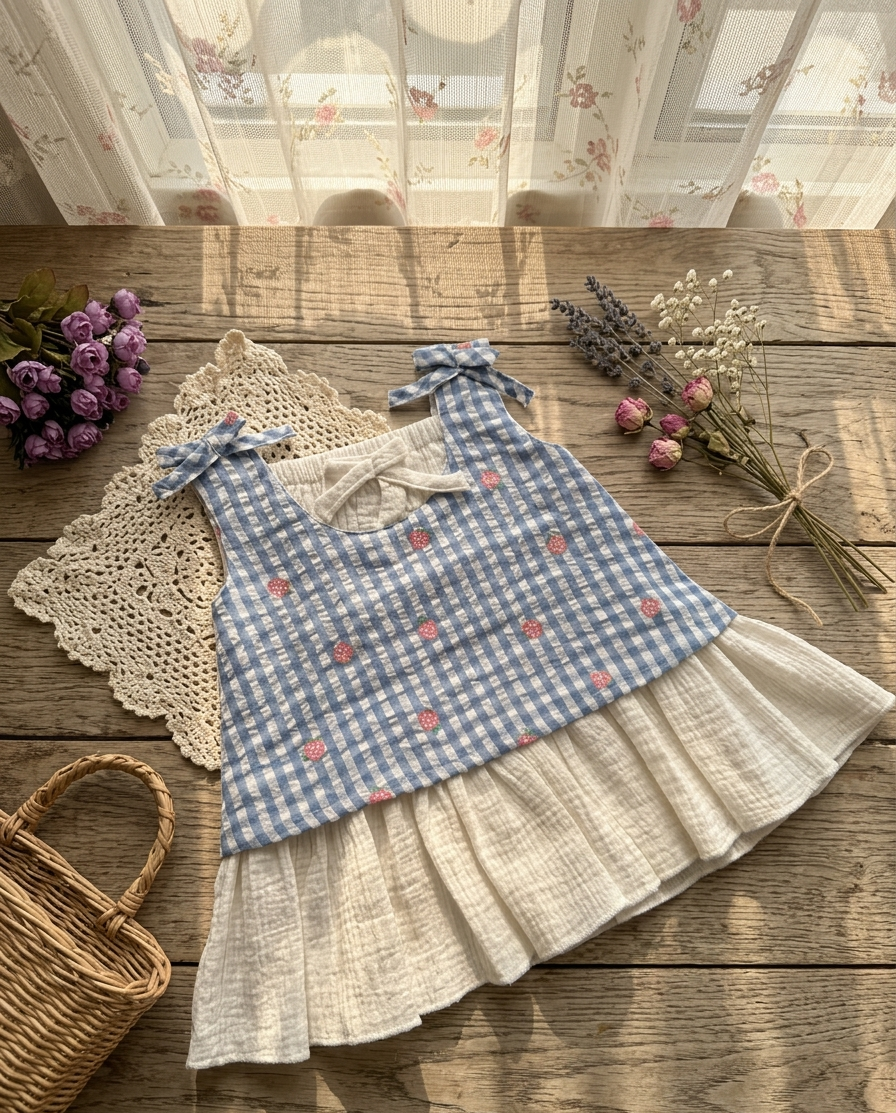 Berry Picnic Dress