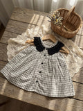Monochrome Plaid frock