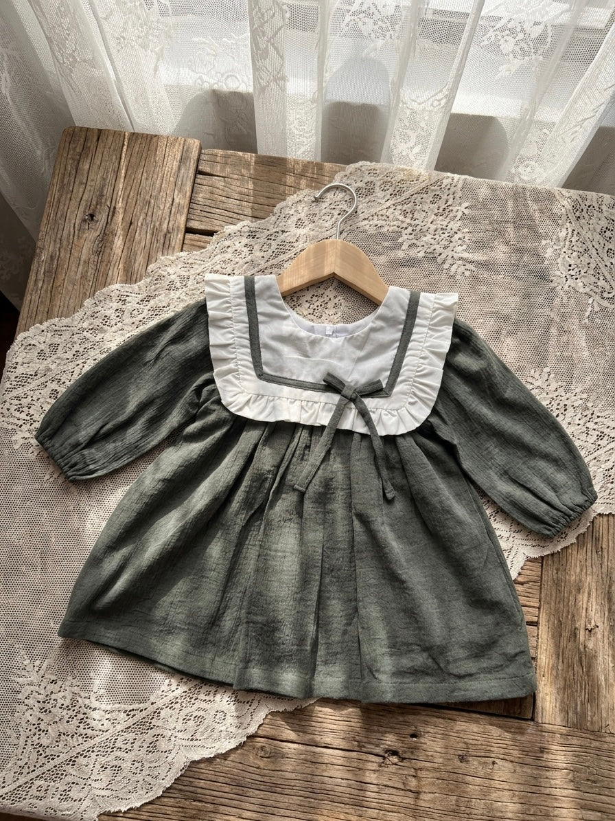 Sage Sailor frock