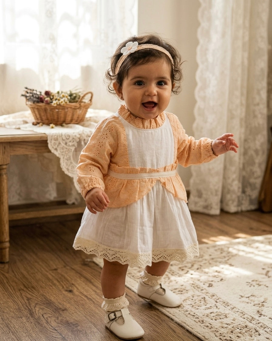 Peach Crush frock