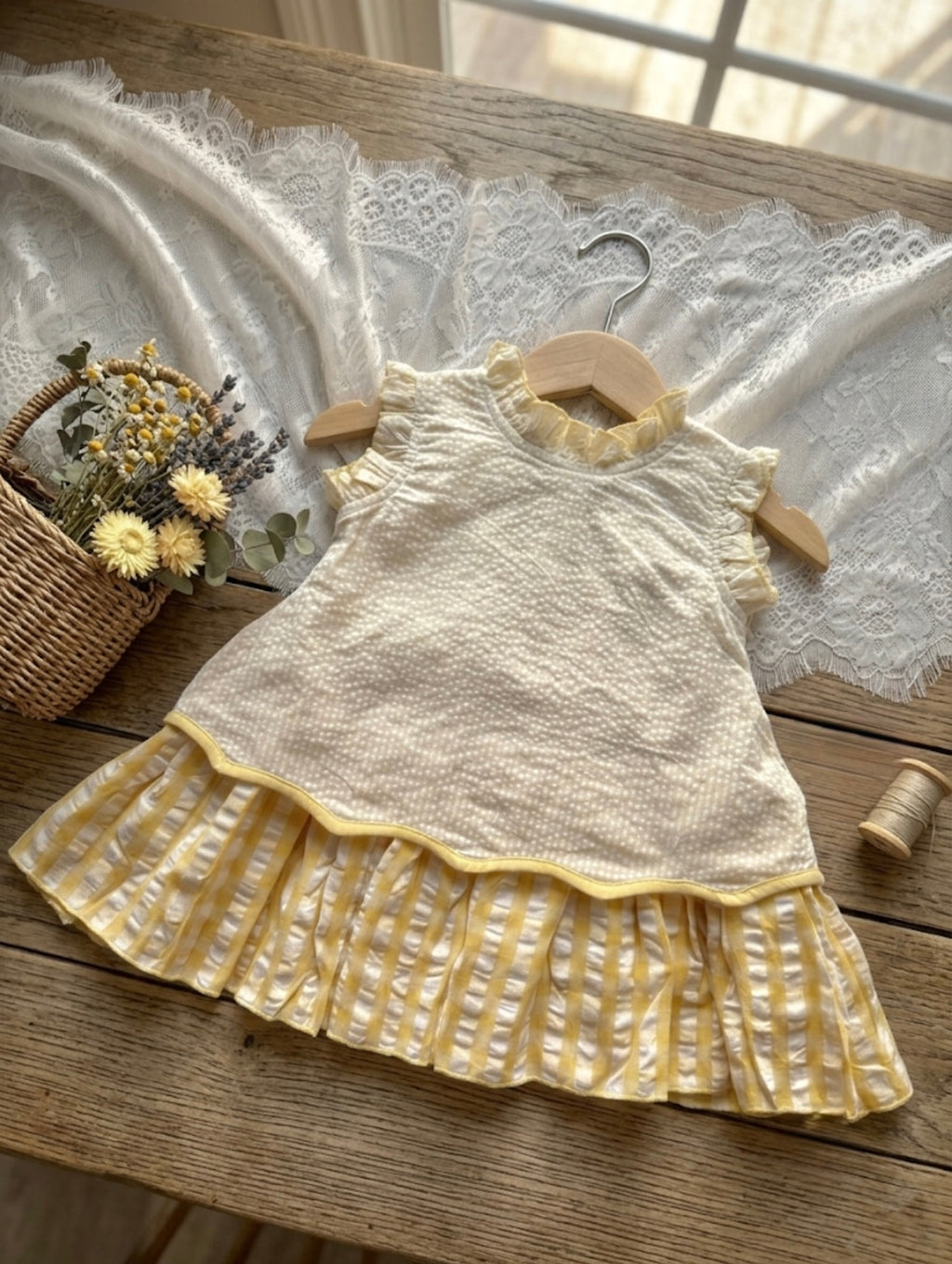Sunshine Peony frock