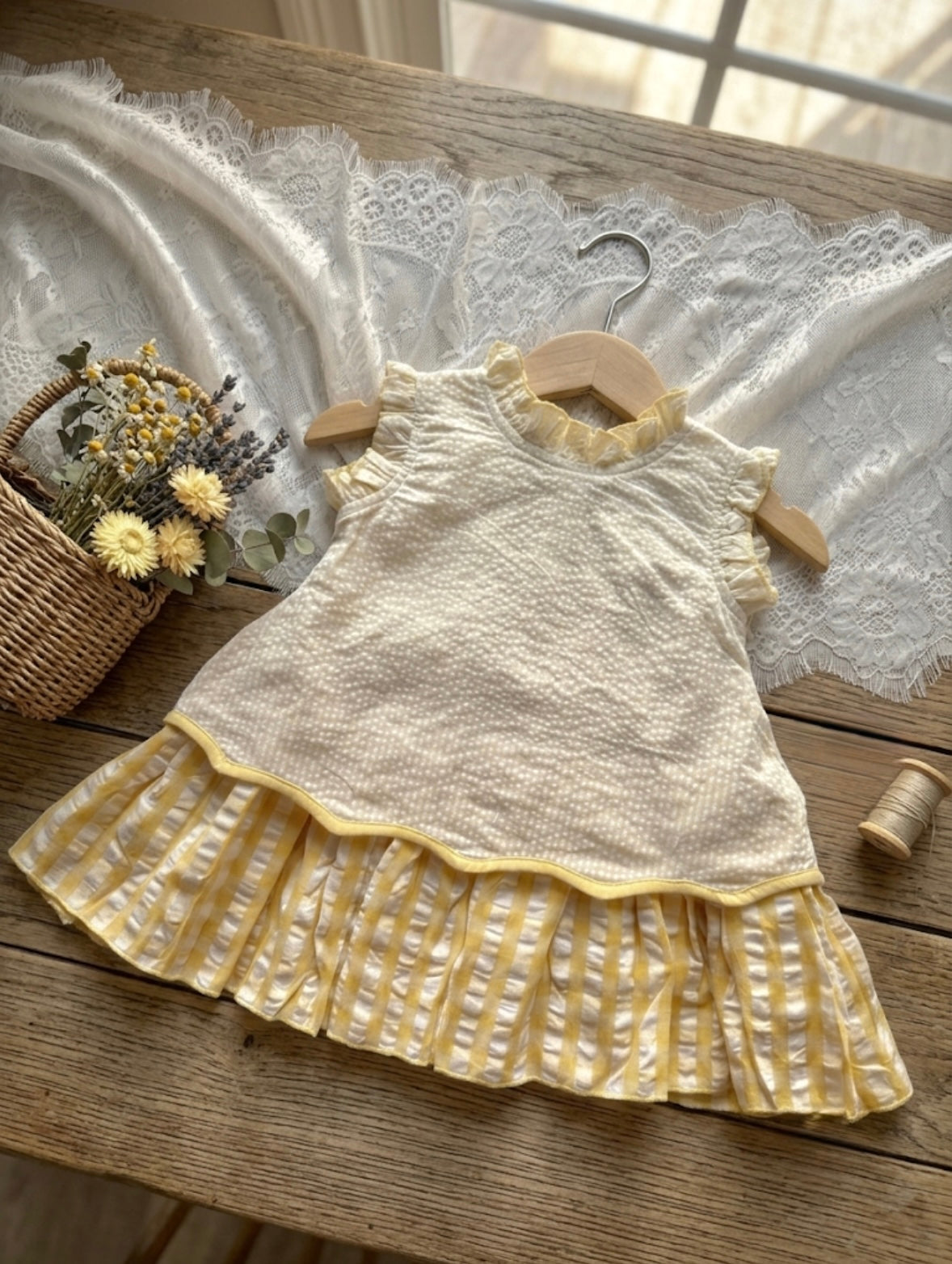 Sunshine Peony frock