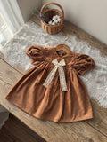 Chestnut Bow frock