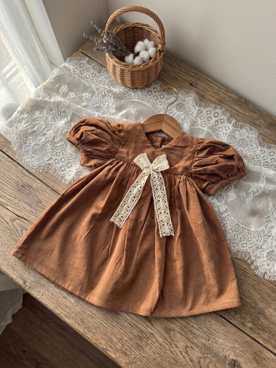 Chestnut Bow frock