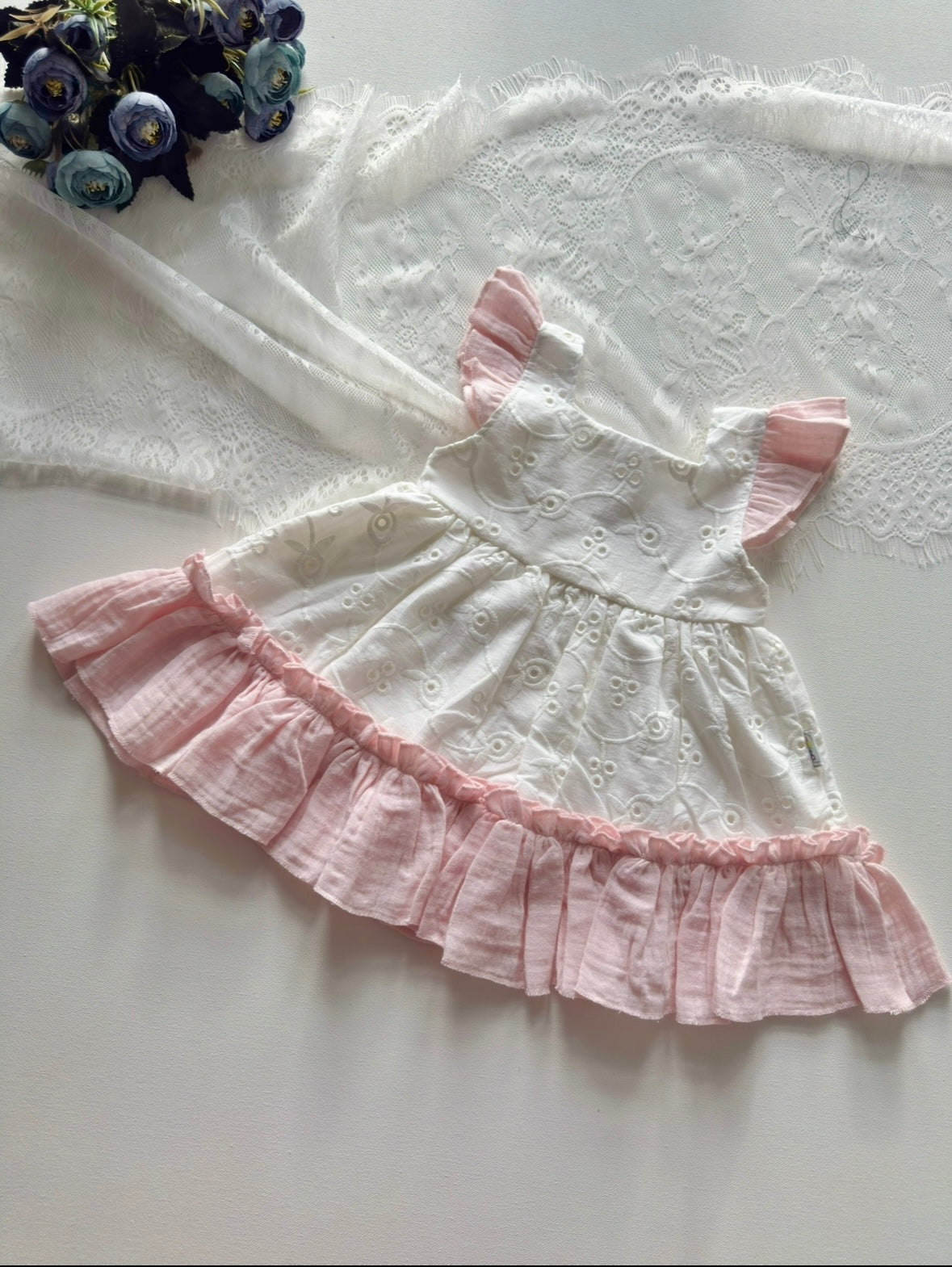 Rosette Flutter frock