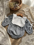 Lattice Check romper