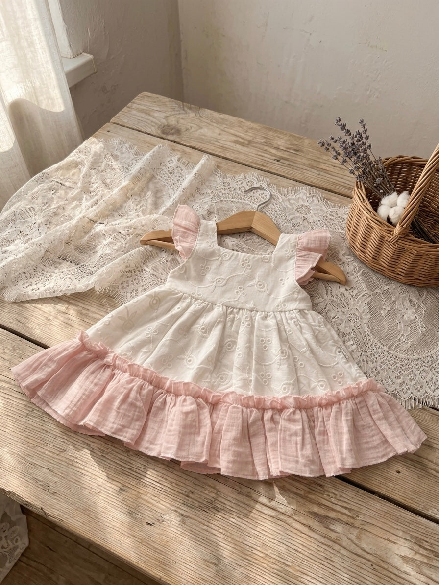 Rosette Flutter frock