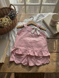 Picnic Bow shorts set