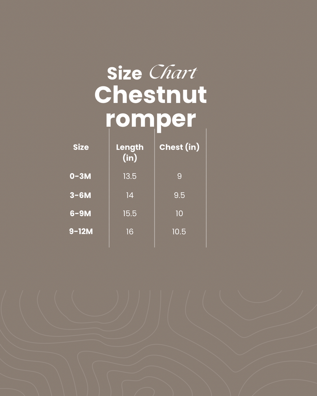 Chestnut romper