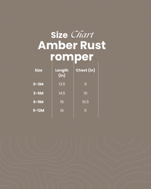 Amber Rust romper