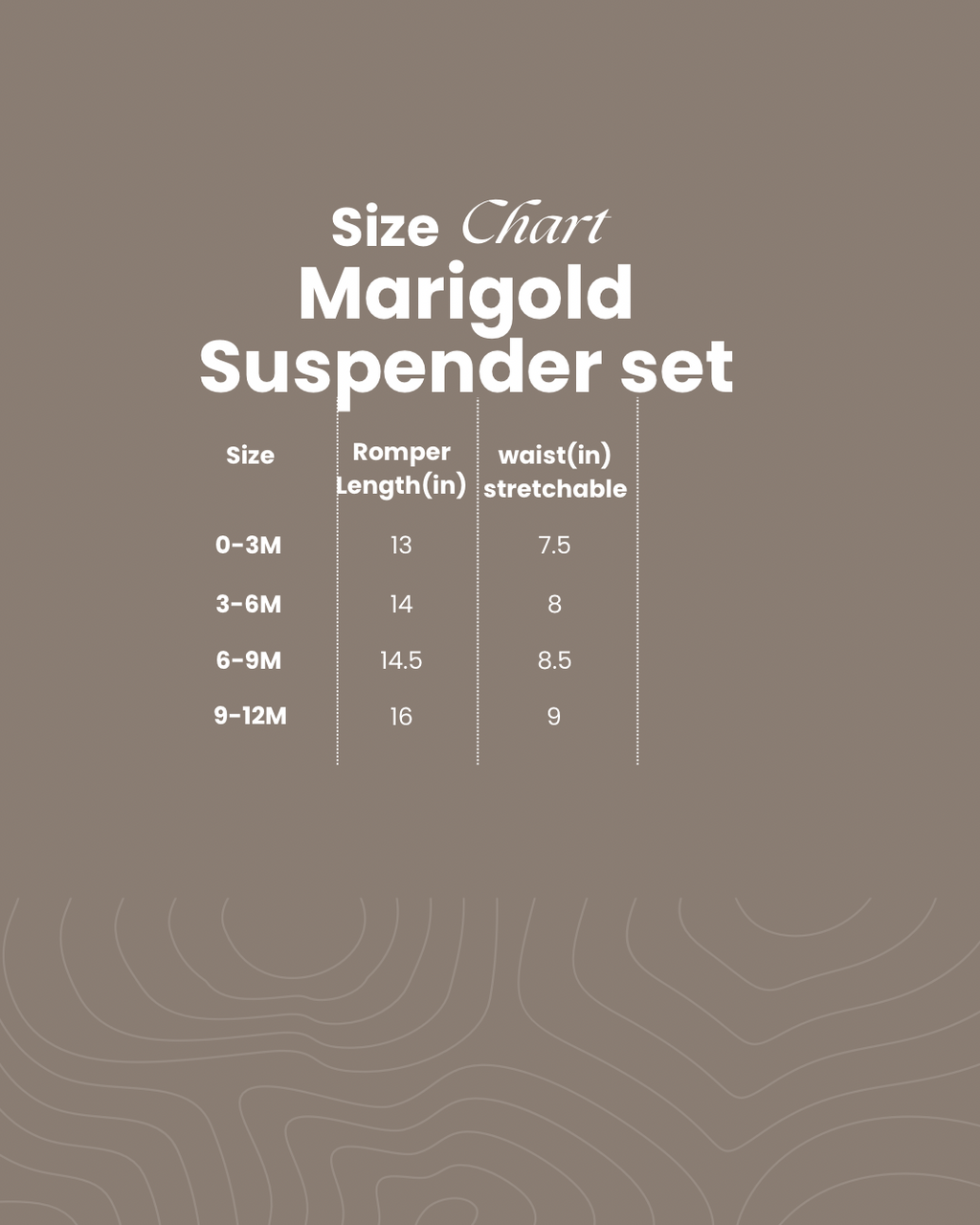Marigold suspender set