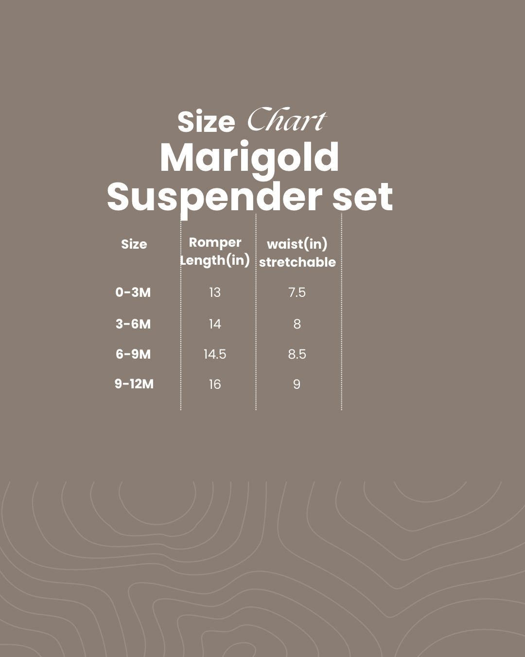 Marigold suspender set