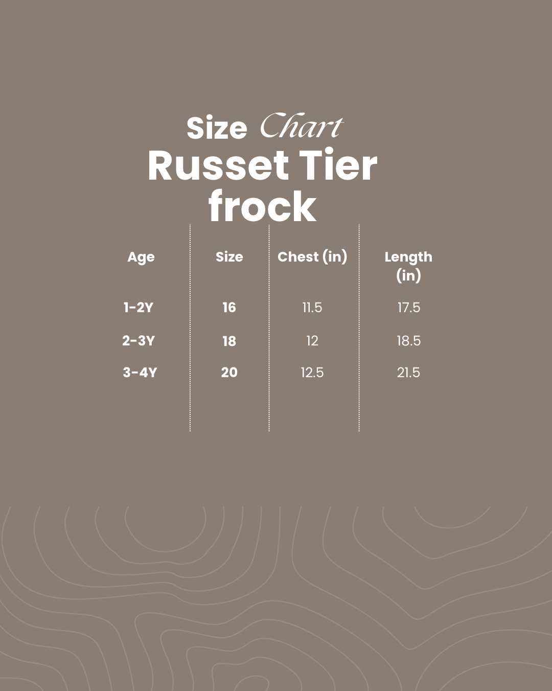 Russet Tier frock