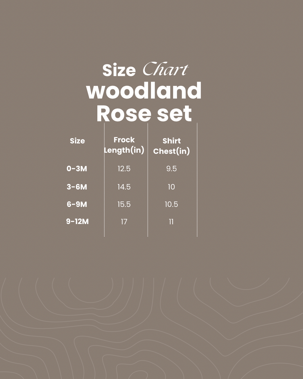 Woodland Rose set
