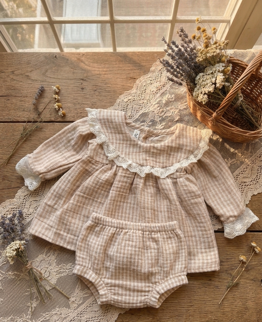 Fawn Muslin set