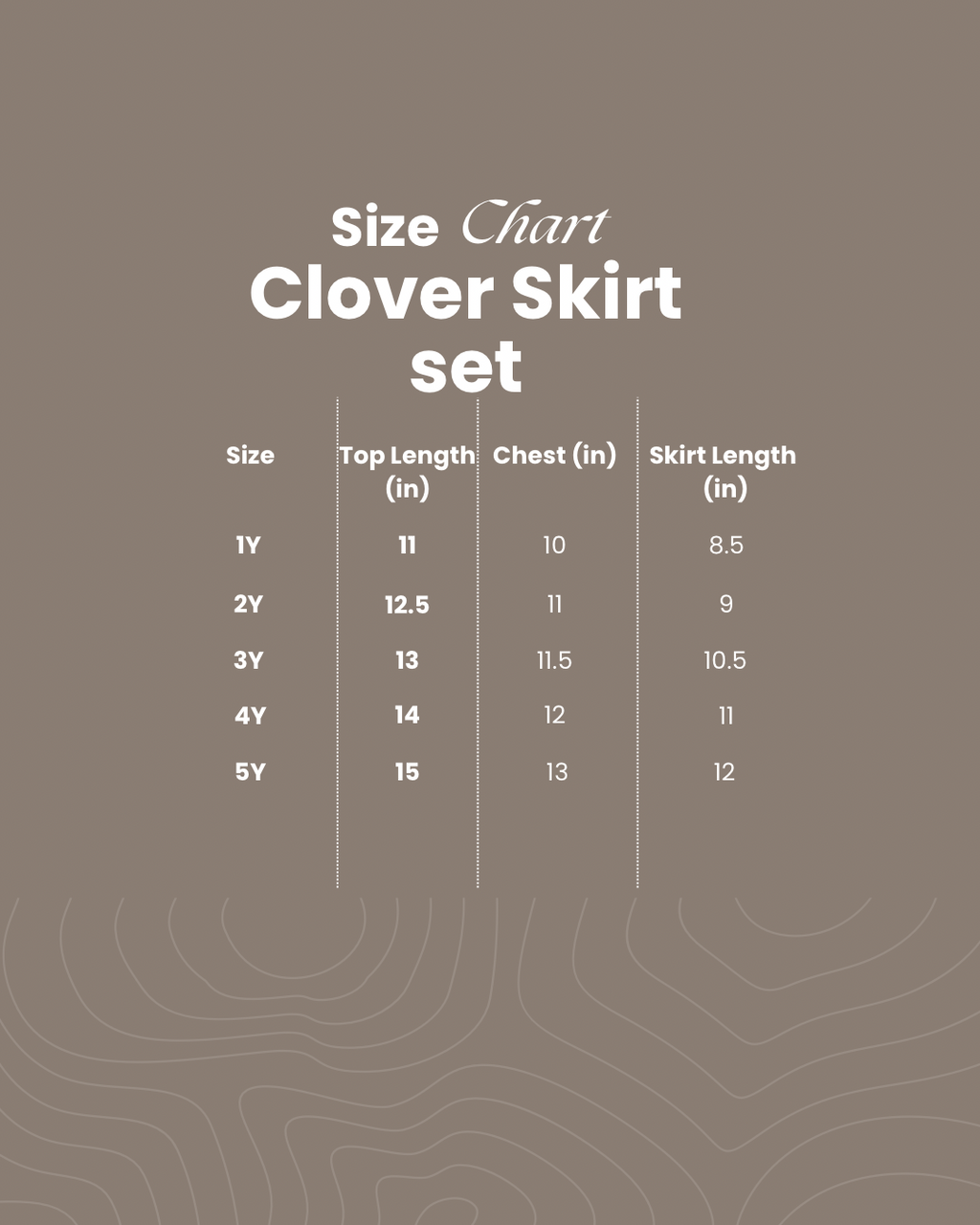 Clover skirt set