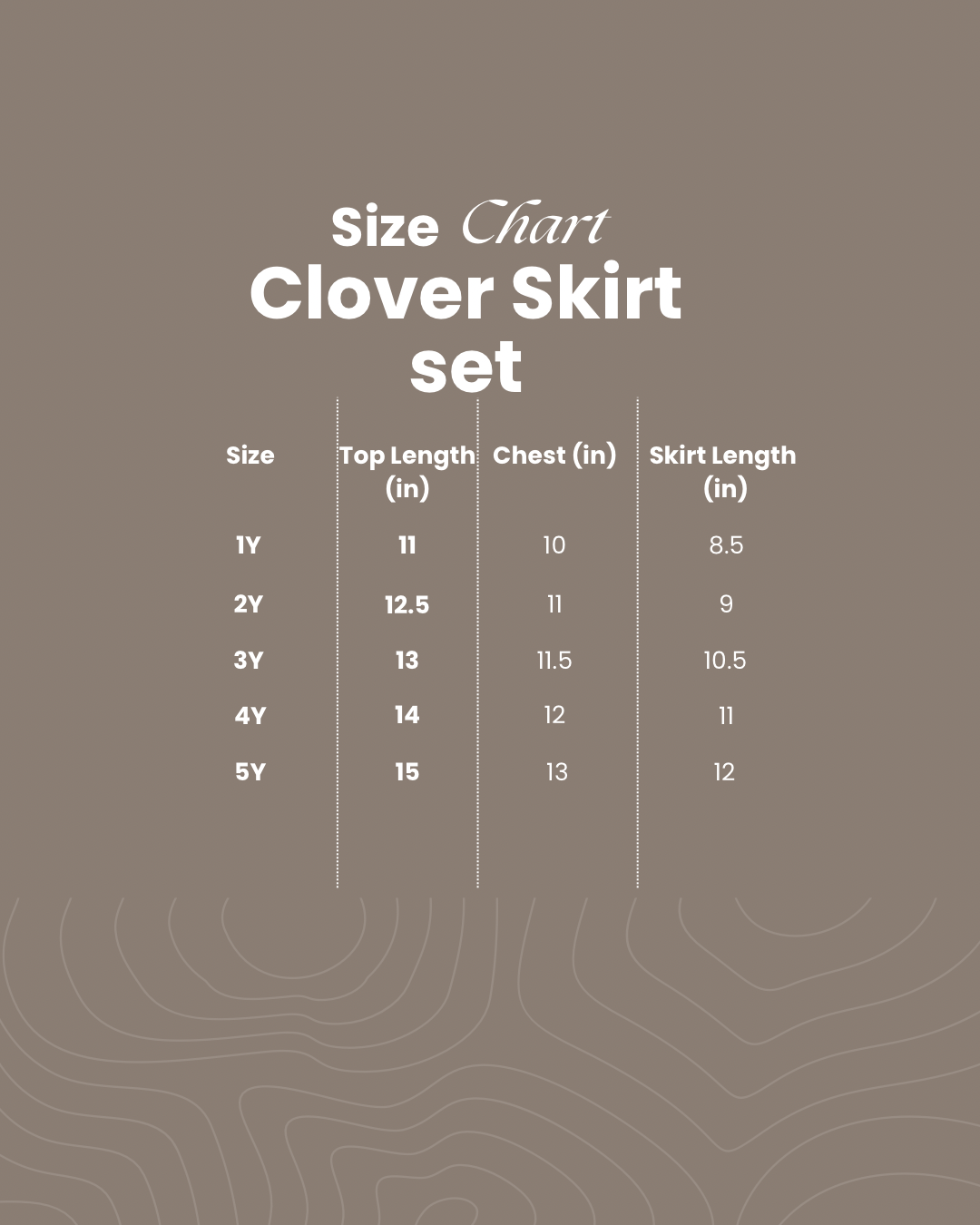 Clover skirt set