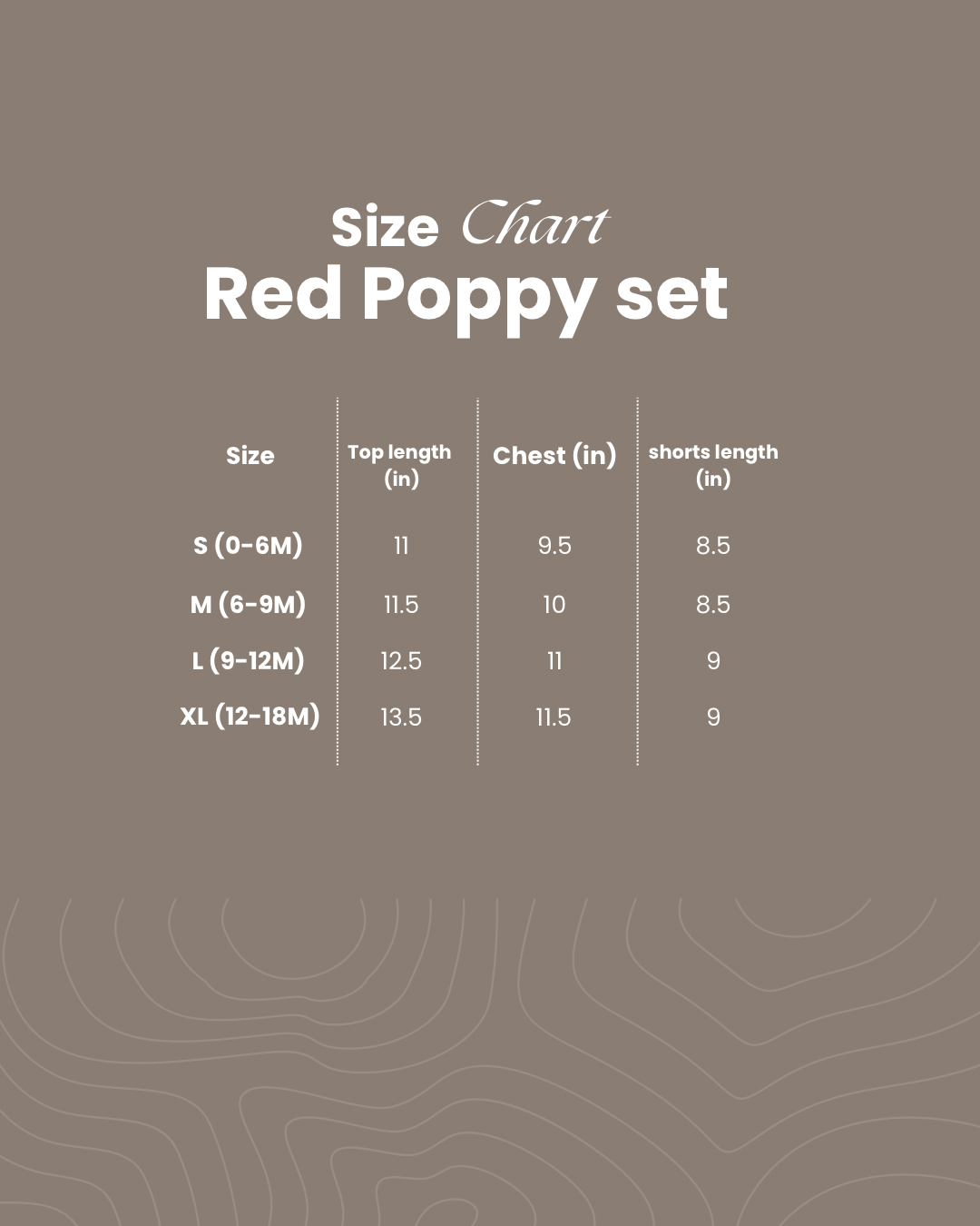 Red poppy set