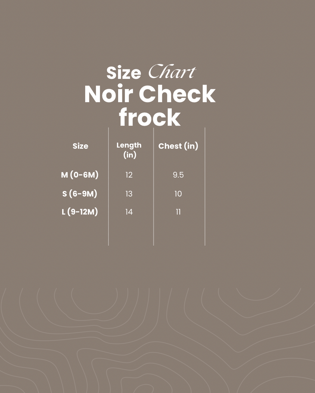 Noir Check frock