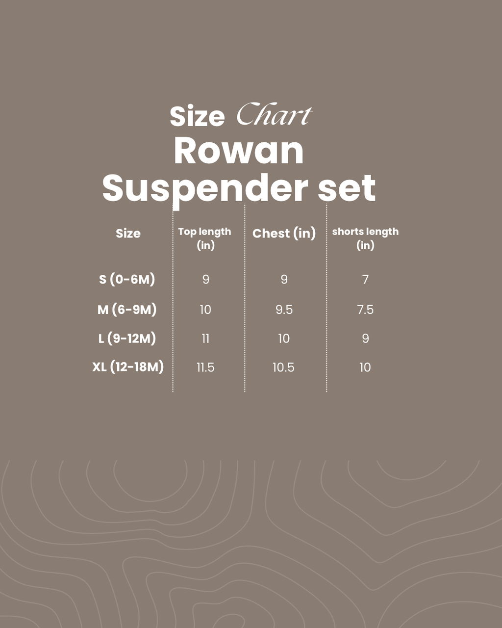 Rowan Suspender set