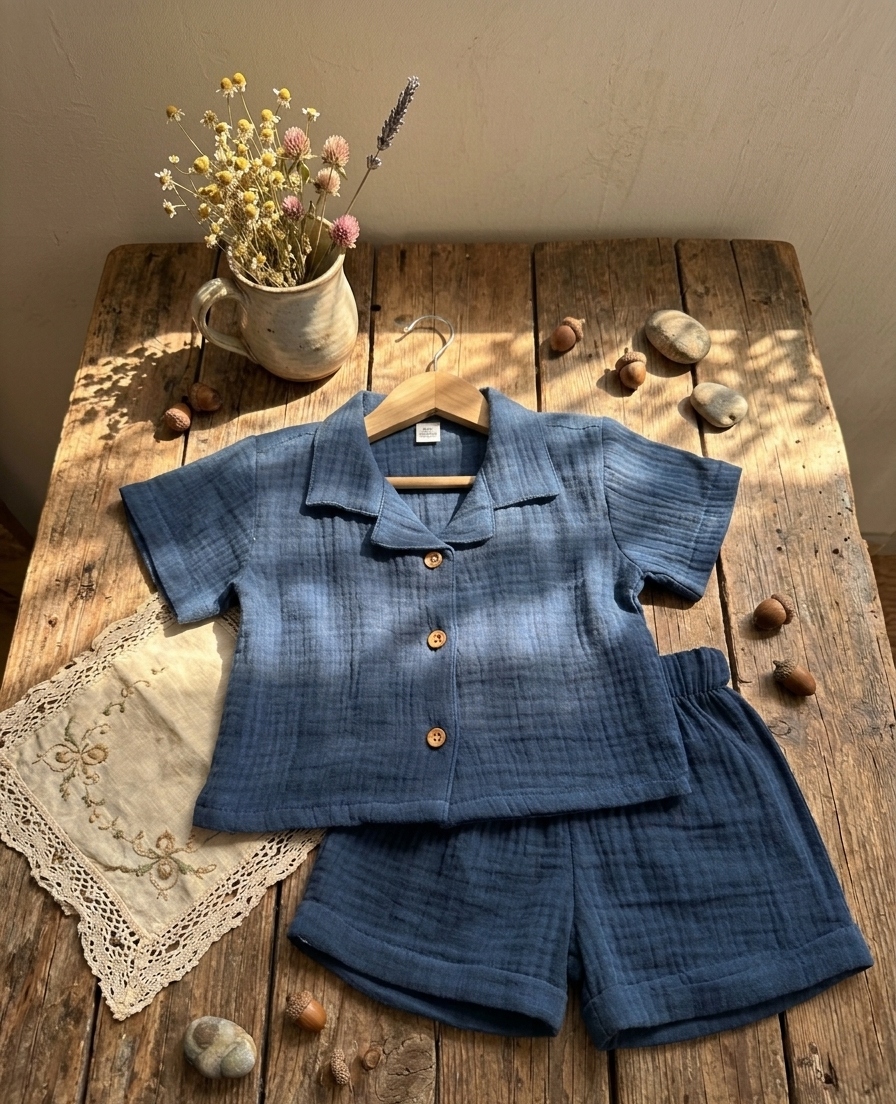 Blue Ridge shorts set