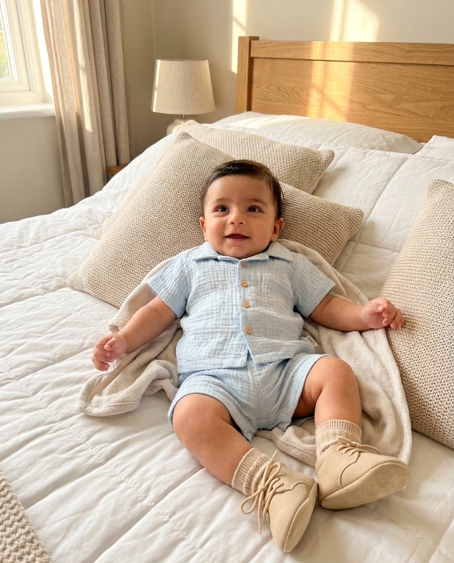 Sky Muslin co-ord