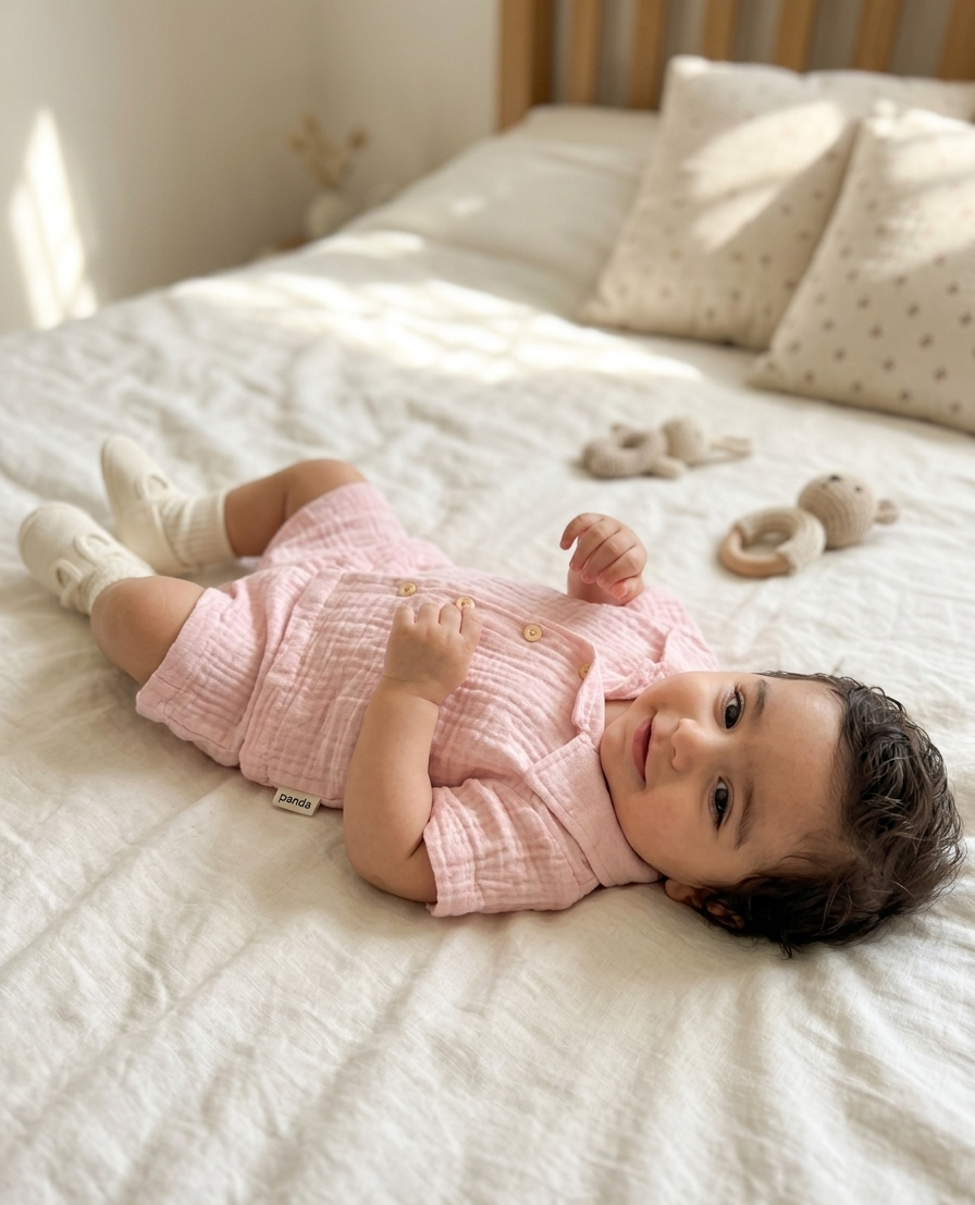 Blush Muslin co-ord