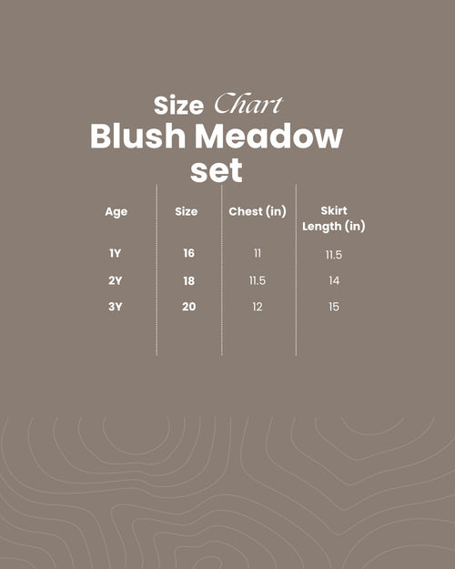 Blush Meadow set