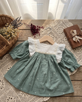 Sage Hearts frock