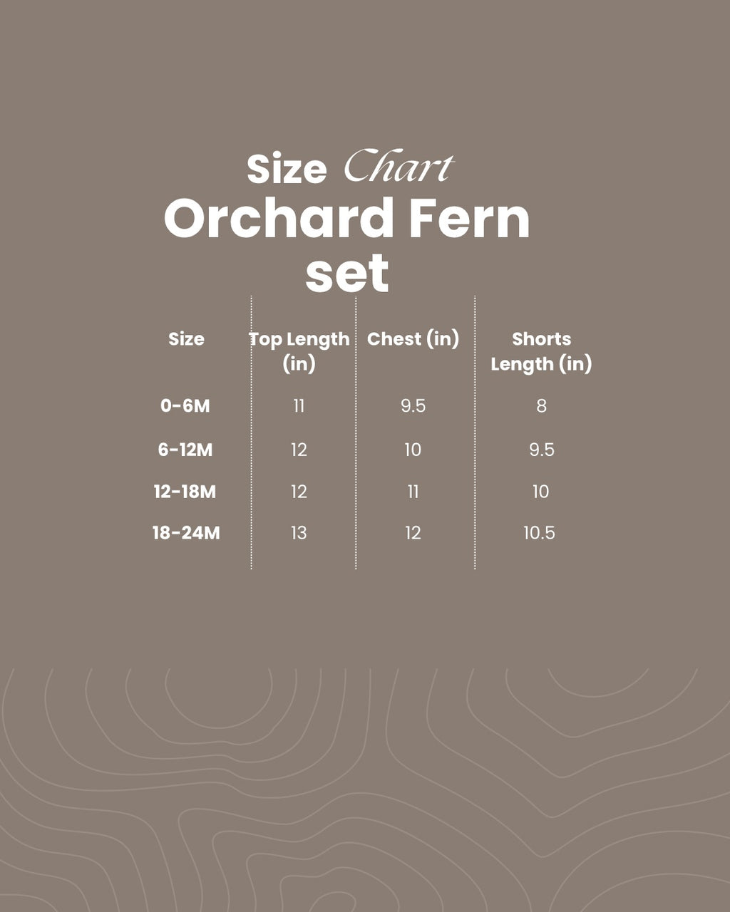 Orchard Fern set