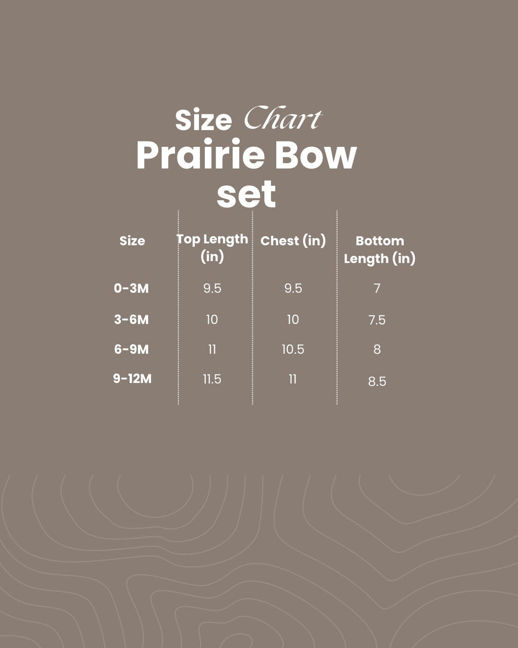 Prairie Bow set