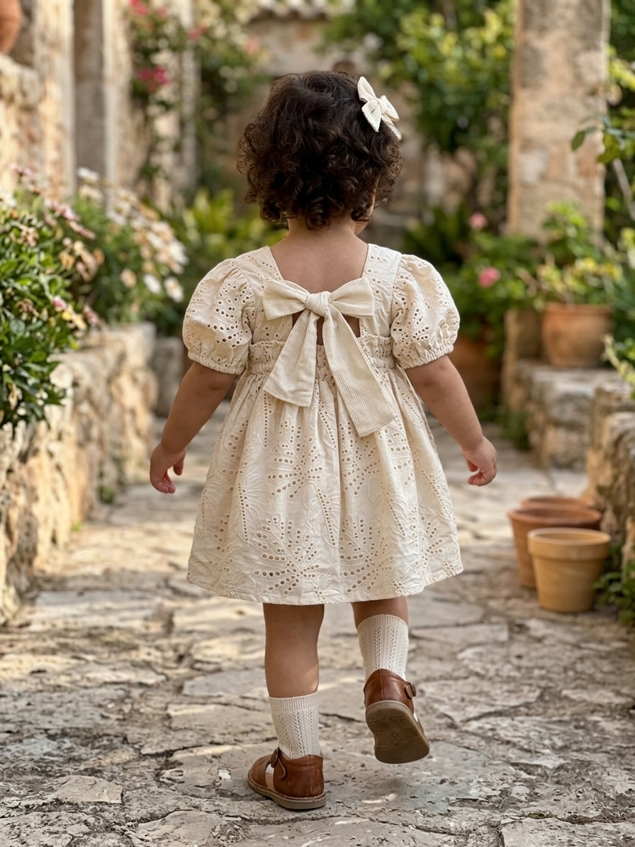 Clover Bow-Back frock