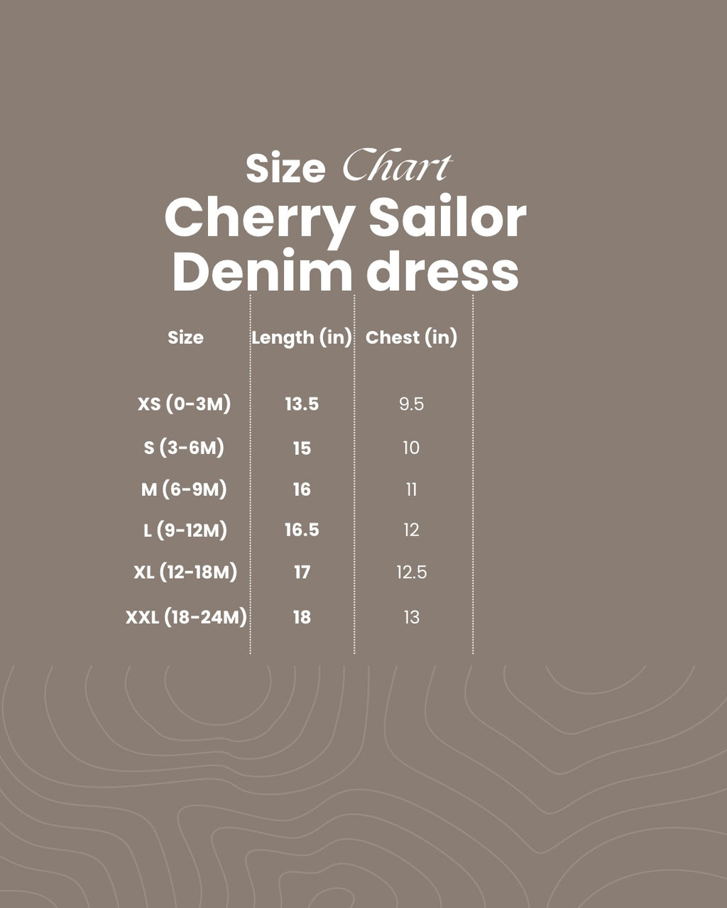 Cherry Sailor Denim dress (Dark Blue)