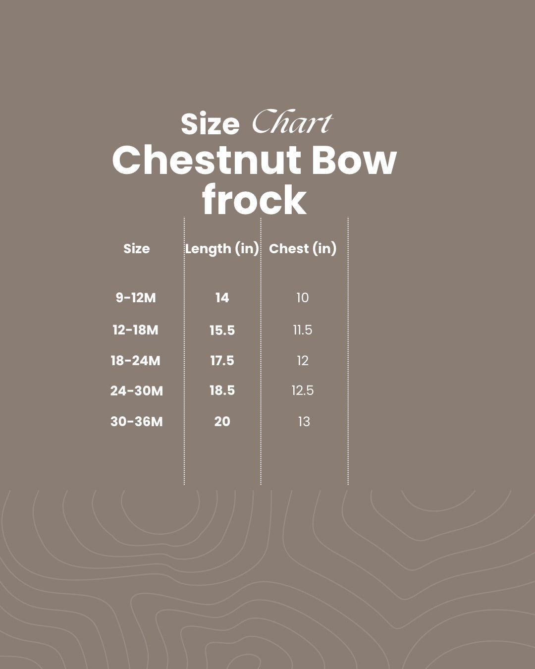 Chestnut Bow frock